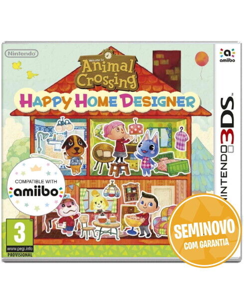 Animal Crossing Happy Home Designer | 3DS | Usado