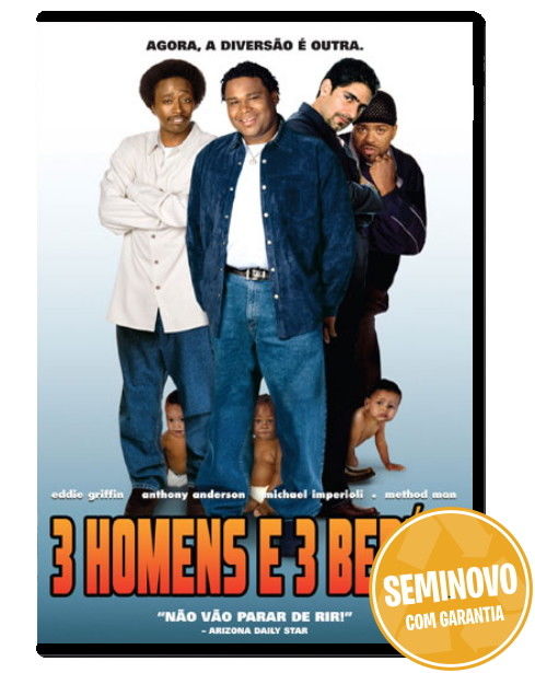 3 Homens e 3 Bebés | DVD | Usado