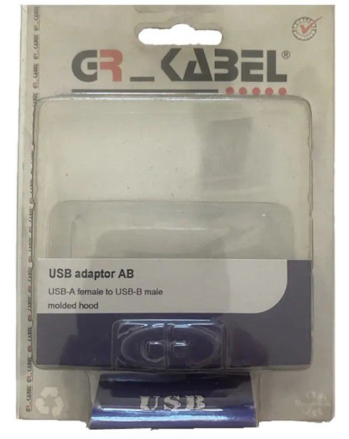 Adaptador USB A Fêmea para USB B Macho | Novo