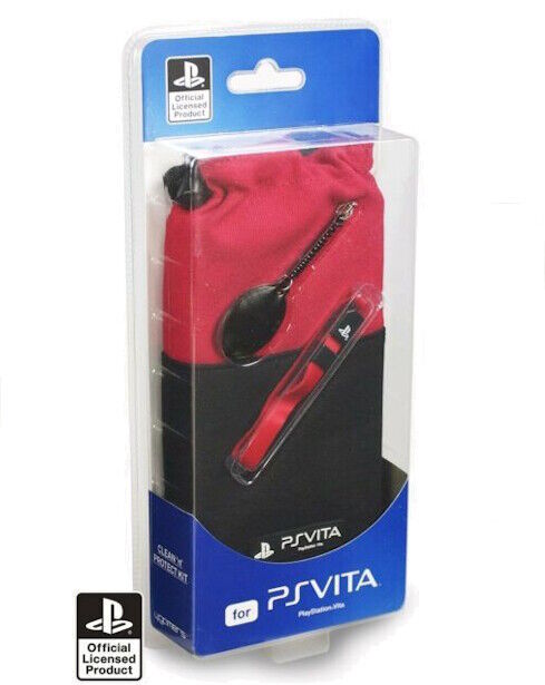 Clean N Protect Kit Vermelho | PSVita | Novo