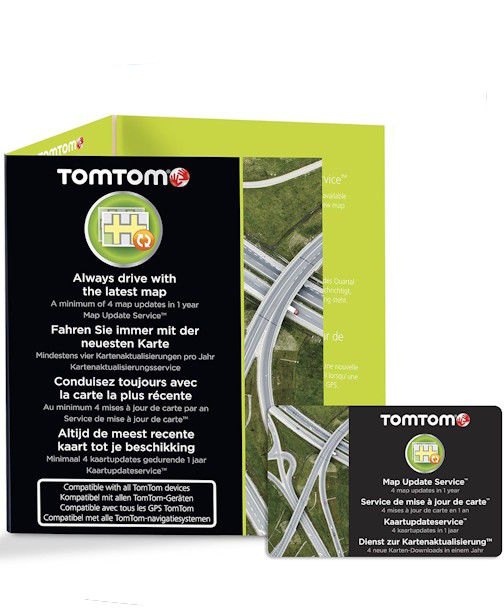 TomTom 1 Year Map Update Service Card | Novo