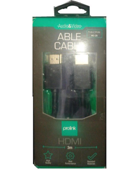 CABO HDMI PROLINK 3M (HDMI 2.0 / 4K / 3D)