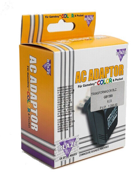 Adaptador AC Blaze para GBC e GBP | Novo