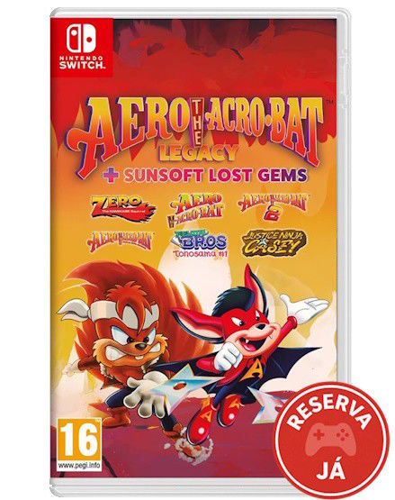 Aero The Acro-Bat Legacy + Sunsoft Lost Gems | NSW | PRE RESERVA