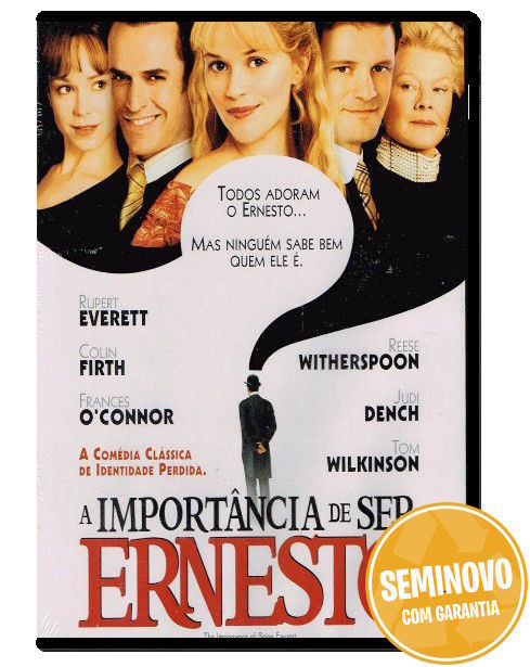 A Importância De Ser Ernesto |DVD| USADO