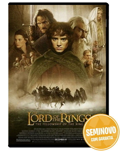 O Senhor dos Anéis - A Irmandade do Anel | DVD | Usado