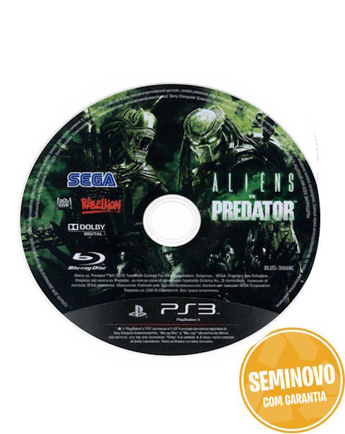 Aliens vs Predator - NO KEY | PS3 | USADO