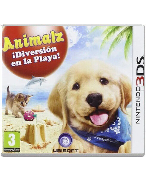 Animalz Diversión en la Playa | 3DS | NOVO