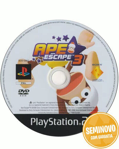 APE ESCAPE  3 - so cd | PS2 | USADO