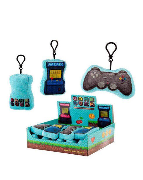 Puckator Plush Game Over Sound Keyring | NOVO