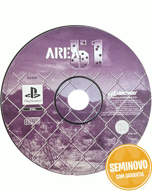 Area 51 - so cd | PS1 | Usado
