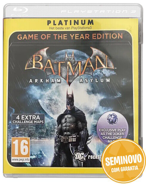 Batman Arkham Asylum: Game Of The Year Edition | PS3 | Usado