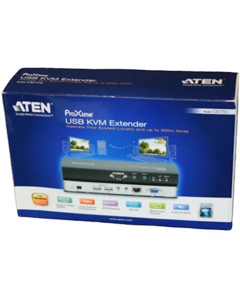 ATEN CE770 USB KVM EXTENDER | EXTENSOR KVM | NOVO