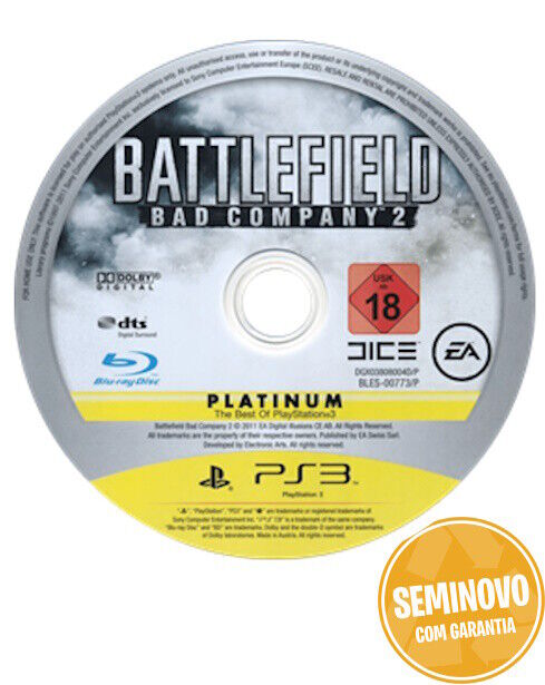 Battlefield Bad Company Platinum - So´CD | PS3 | USADO