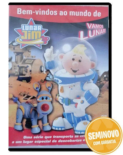 Bem-vindos ao Mundo de Lunar Jim | DVD | Usado