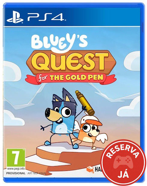 Bluey's Quests for the Gold Pen | PS4 | PRE-RESERVA