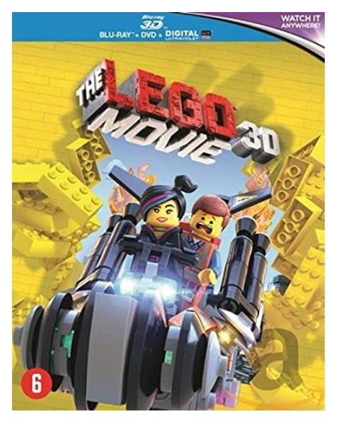 The Lego Movie 3D (Sem Legendas PT) | BR 3D + BR + DVD | Novo
