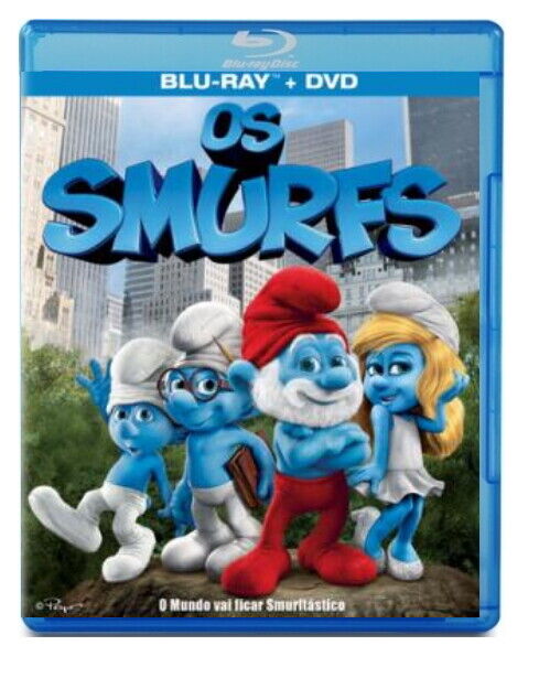 OS Smurfs | BR + DVD | Novo