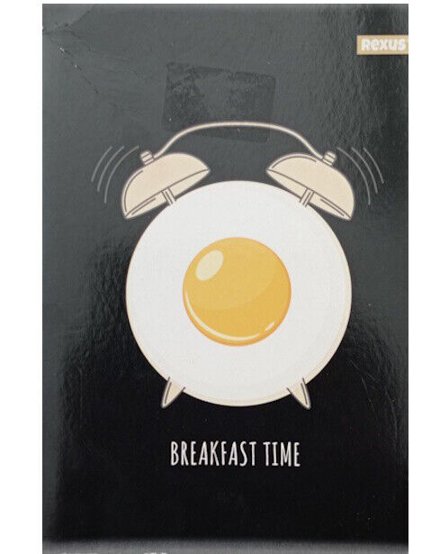 Caderno A5 Breakfast Time 60pag 70g quadriculado | Novo