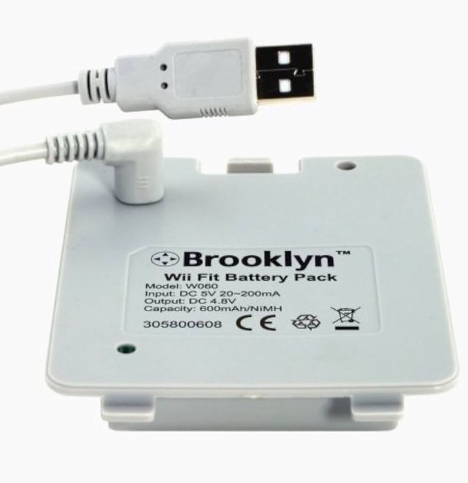 Bateria Recarregável Brooklyn para Wii Balance Board e Wii Fit  | Novo