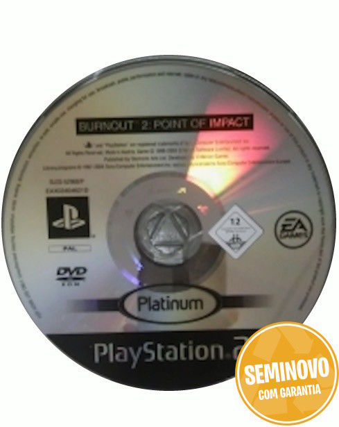 Burnout 2  Point Of Impact - Só CD | PS2 | Usado