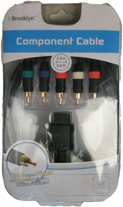 Component Cable 2.0m | Wii | Novo