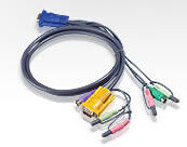 Aten MasterView Max 10' PS/2 KVM Cable w/Audio | Novo
