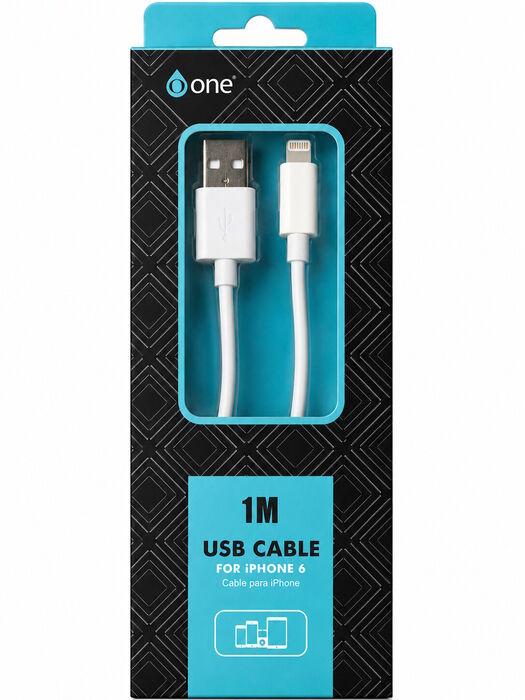 Cabo USB Para IPhone 6 (Lightning) – 1 metro | NOVO