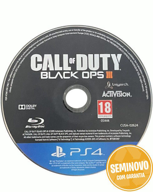 Call of Duty Black Ops III | PS4 | Usado