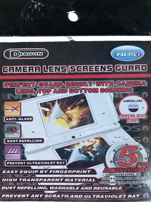 Películas Protetoras Dragon Pack 5‑em‑1 | DSi | Novo