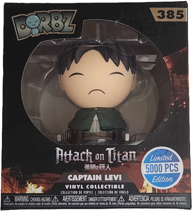 BONECO FUNKO DORBZ Attack on Titan - Captain Levi 385