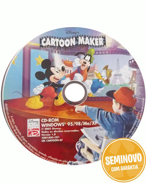 DISNEY'S MAGIC ARTIST: CARTOON MAKER - SO CD | PC | USADO