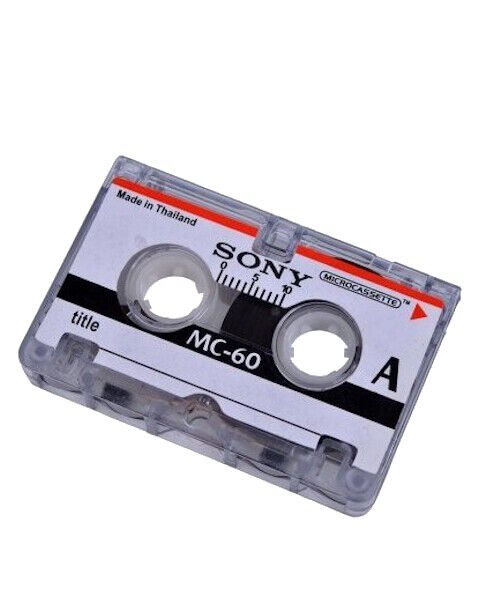 Sony MC-60 Microcassete de Áudio 60 Minutos