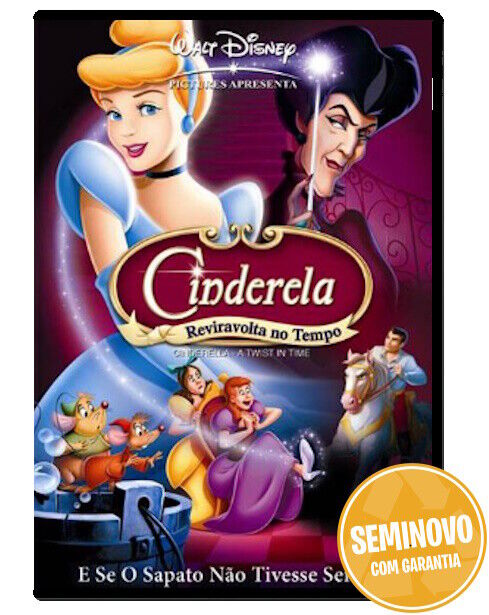 CINDERELA REVIRAVOLTA NO TEMPO | DVD | USADO