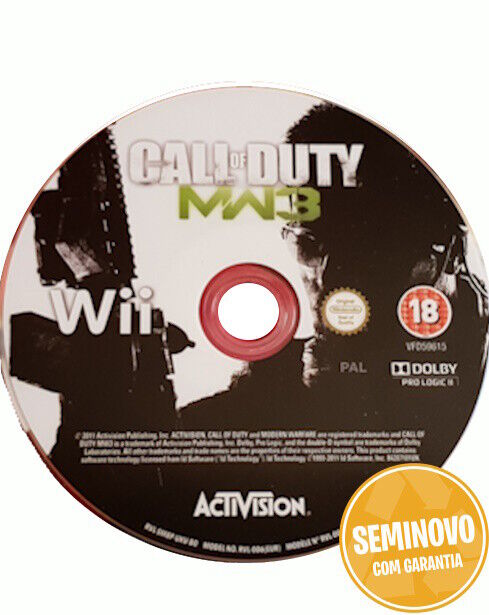 CALL OF DUTY: MODERN WARFARE 3 - SÓ CD | WII | USADO