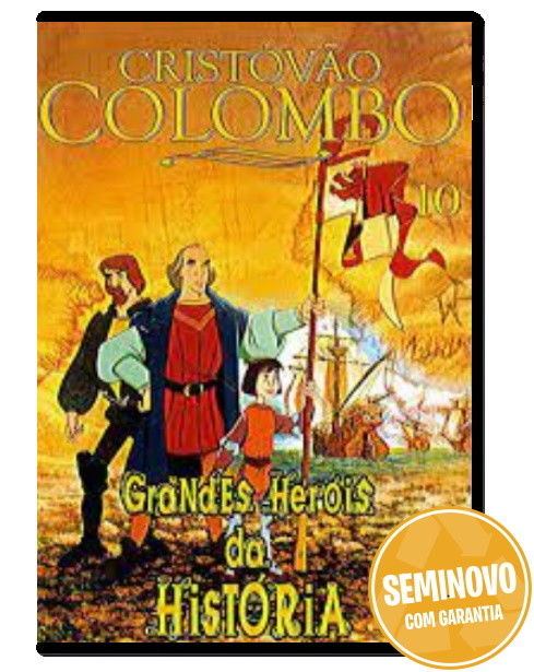 Colombo Os Grandes Herois da Historia | DVD | Usado
