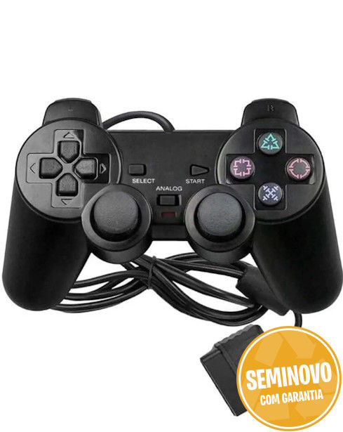 Comando com fio Generico | PS2 | Usado