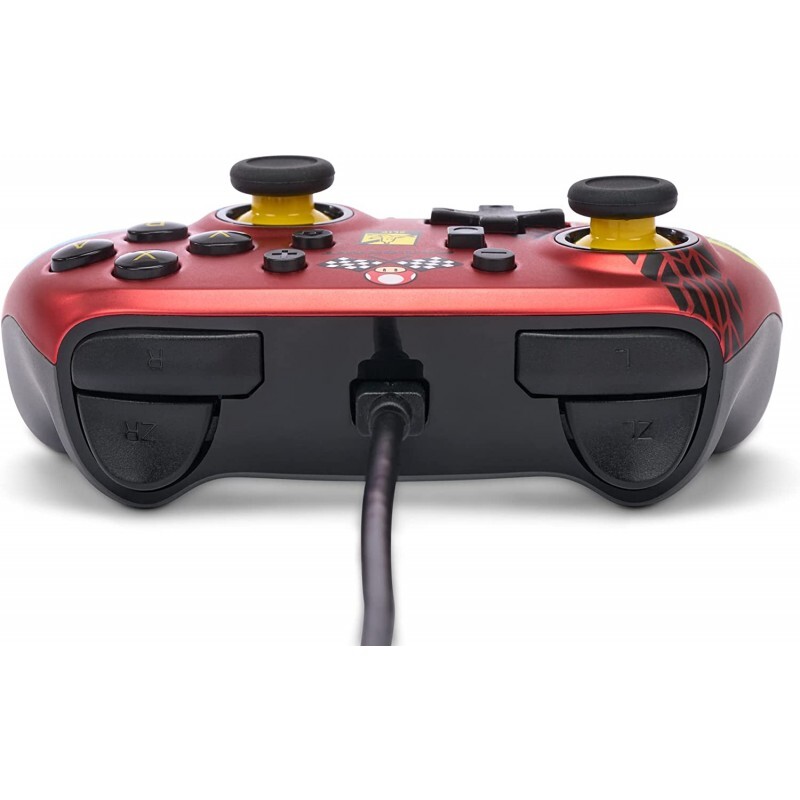 PowerA Wired Nano Controller for Nintendo Switch - Mario Kart: Racer Red