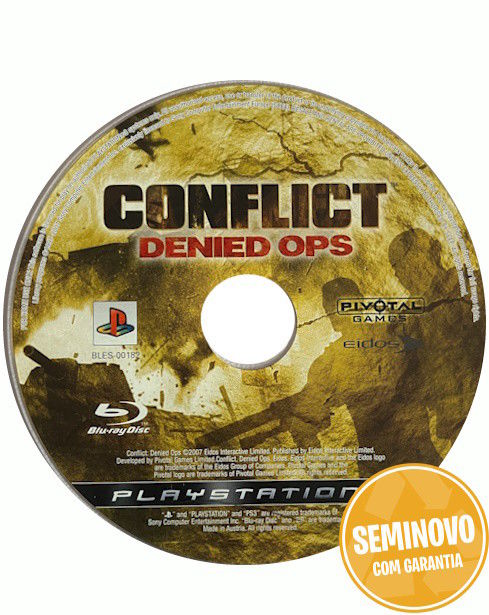 Conflict Denied Ops - só CD | PS3 | Usado