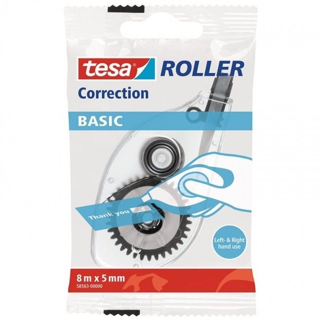 Corrector de Fita Tesa Basic Roller 8 metros x 5mm