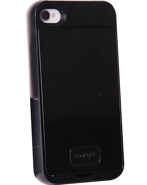 Capa Lazerbuilt CVSTIP4BK para iPhone 4/4S preta | Novo