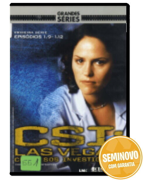 CSI Las Vegas Crime Sob Investigação EP 1.9 - 1.12 | DVD | Usado