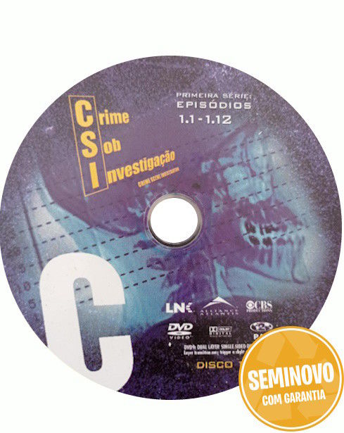 CSI: CRIME SCENE INVESTIGATION SEASON 1 (1.1-1.12) - SO CD | DVD | USADO