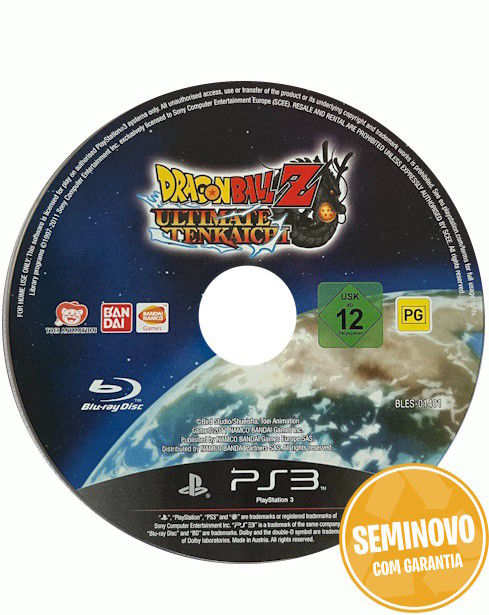 Dragon Ball Z Ultimate Tenkaichi - só CD | PS3 | Usado