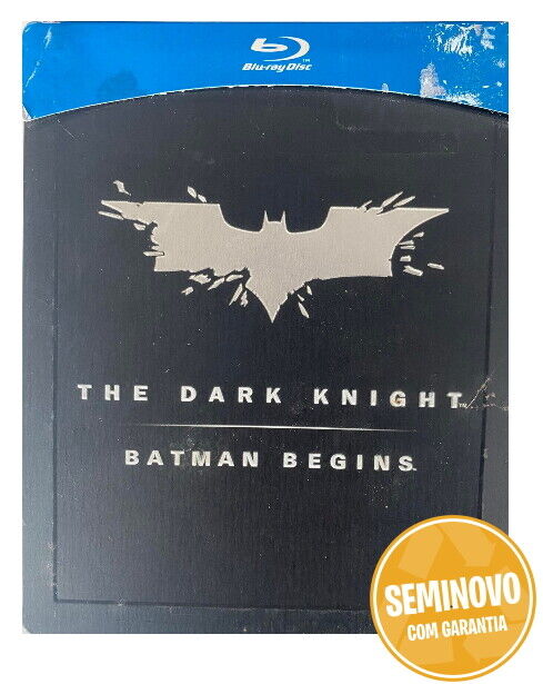 Batman Inicio + Batman O Cavaleiro das Trevas (3 Blu-ray) | BR | Usado