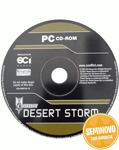 CONFLICT: DESERT STORM - SO CD| PC | USADO