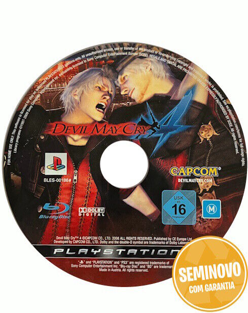 Devil May Cry 4 - só CD | PS3 | Usado