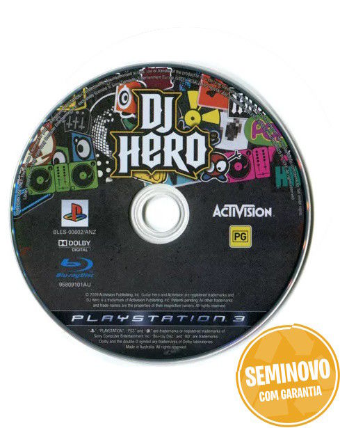 DJ Hero (Só CD) | PS3 | USADO