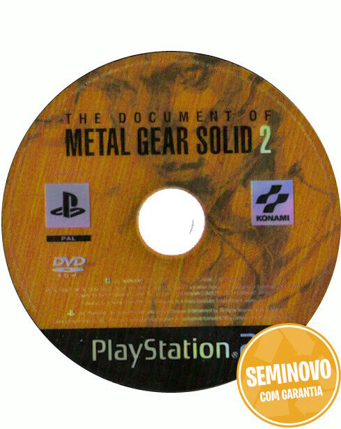 THE DOCUMENT OF METAL GEAR SOLID 2 - SO CD| PS2 | USADO