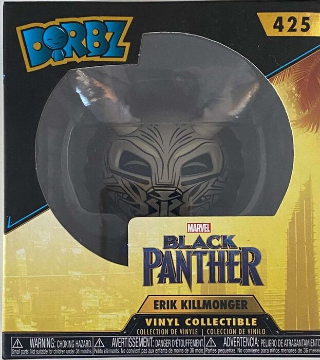 MARVEL BLACK PANTHER ERIK KILLMONGER DORBZ VINYL FIGURE